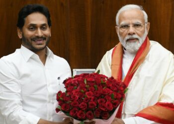 AP Chief Minister YS Jagan with Prime Minister Narendra Modi. (Twitter)'