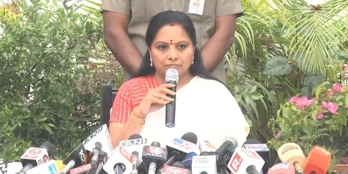 Kavitha press conference