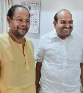 Innocent with late CPI(M) leader Kodiyeri Balakrishnan.
