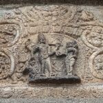 Makara thorana miniature sculpture, Kankalamurthy