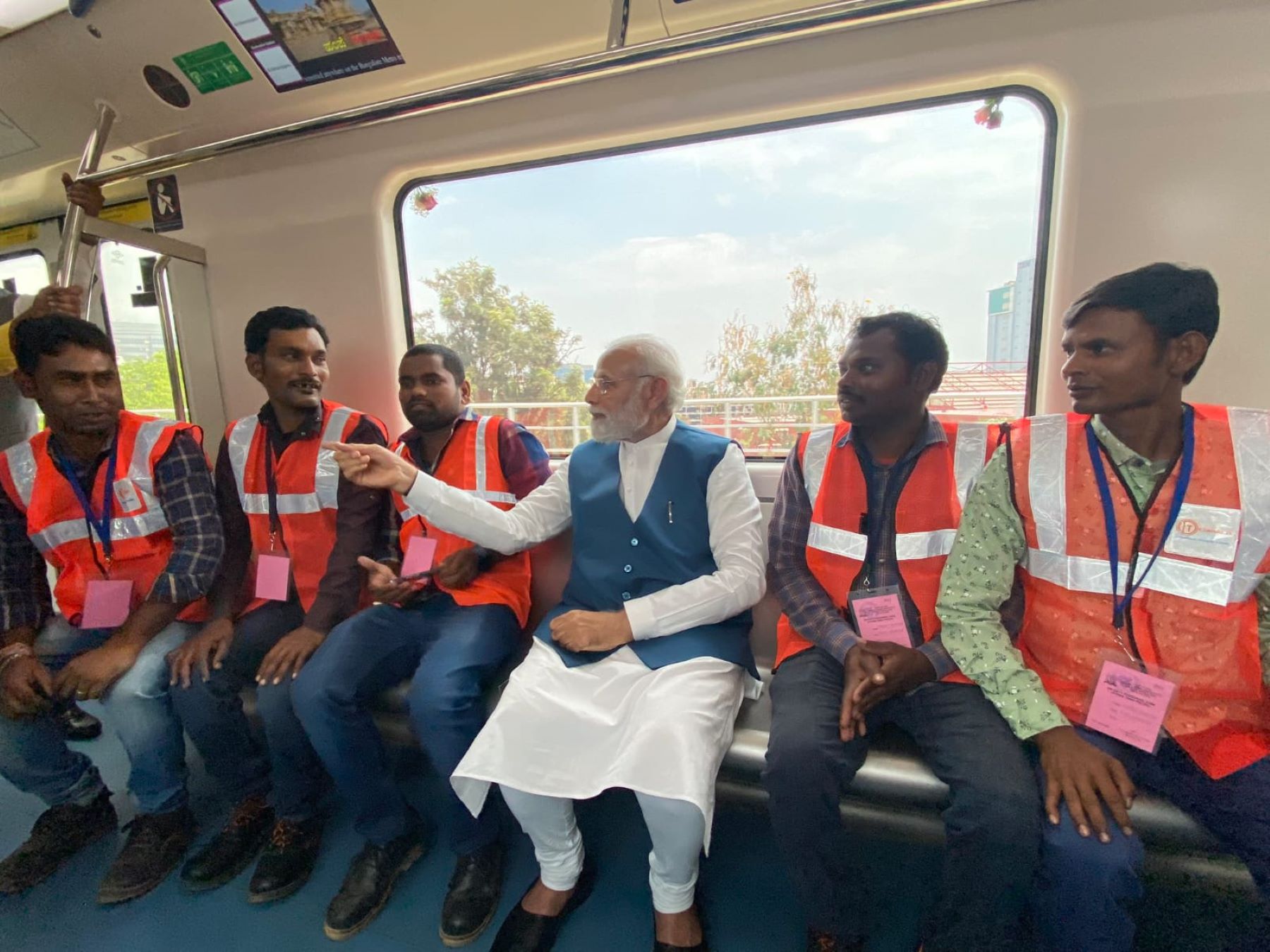 Narendra Modi Metro inaugration