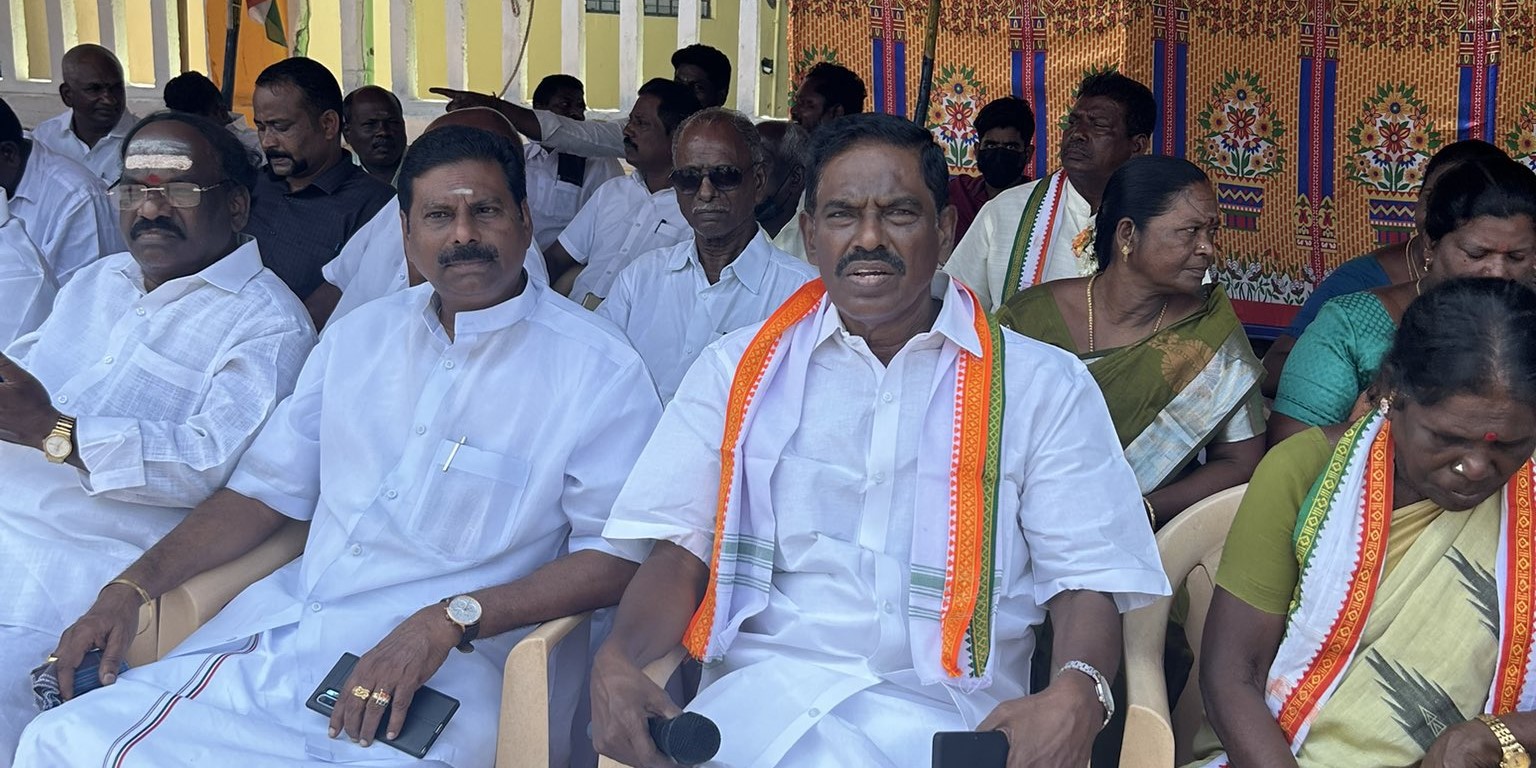 Puducherry Assembly protest