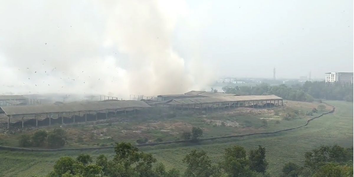 Fire breaks out at Brahmapuram waste treatment plant again