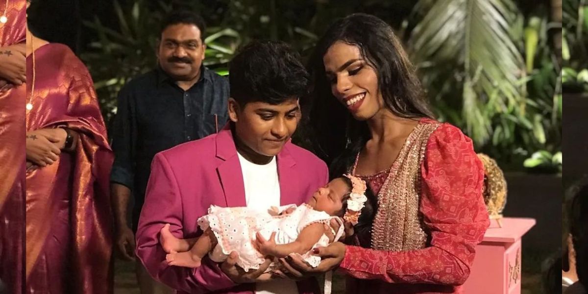 Kerala transgender couple baby