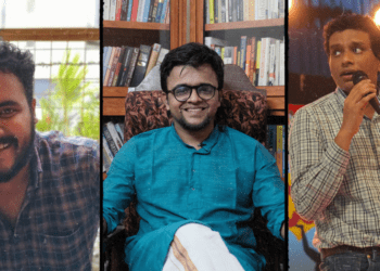 The founders of Indy Comics Commune (From L to R: Tony Davis, Sreeram and Sanid Asif Ali) (Supplied)