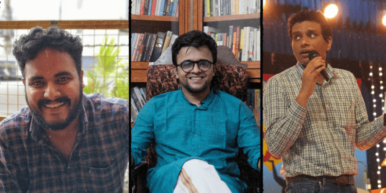 The founders of Indy Comics Commune (From L to R: Tony Davis, Sreeram and Sanid Asif Ali) (Supplied)