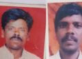Deceased men while cleaning drain in Basavanakote village in Davanagere, Sathyappa (45) and Mylappa (42)