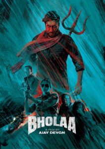 A poster of ajay's 'Bholaa'