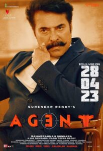mammootty in agent poster