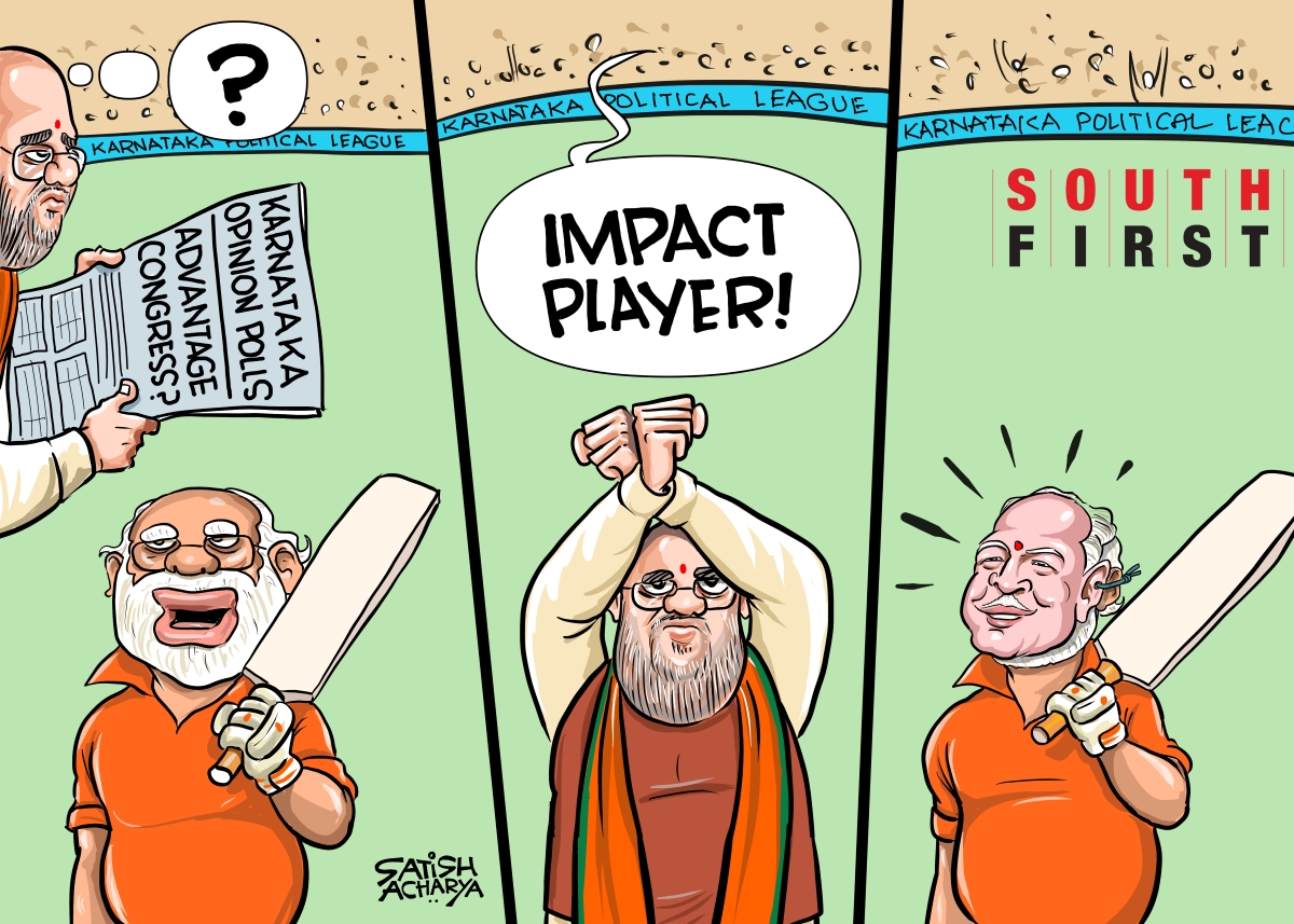 Karnataka's 'impact' player - South first Cartoon