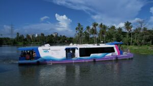 The boats will be plying in two routes initially: Vypeen-Bolgatty-High Court and Vyttila-Kakkanad. (Twitter/CMO Kerala)