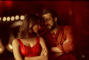 A snapshot of Salman Khan and Pooja Hegde