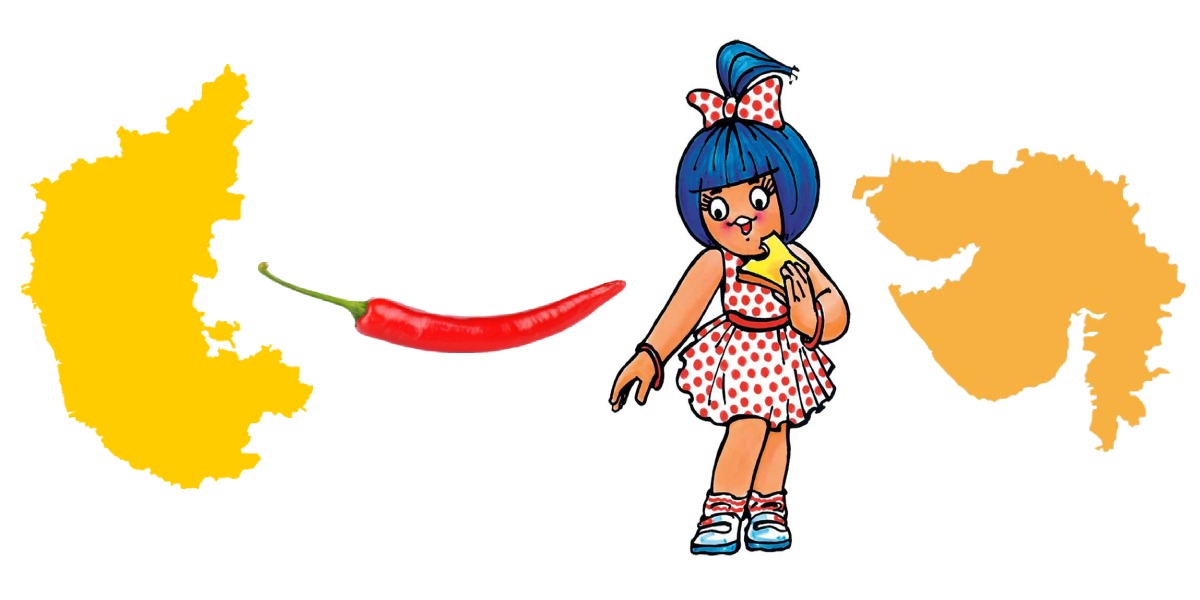 What is common between ‘hot’ Pushpa and ‘cool’ Amul? Both are from Gujarat and selling in Karnataka