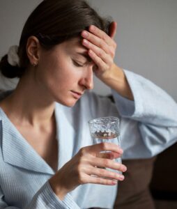 Drinking cold water can cause blood vessels to constrict, causing headaches. (Freepik)