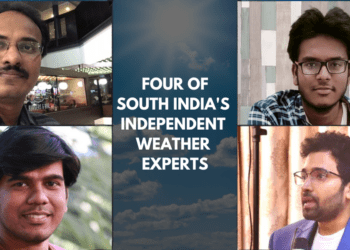 Four of South India's independent weather experts. (Supplied)