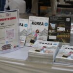 KTO stall with books about Korea