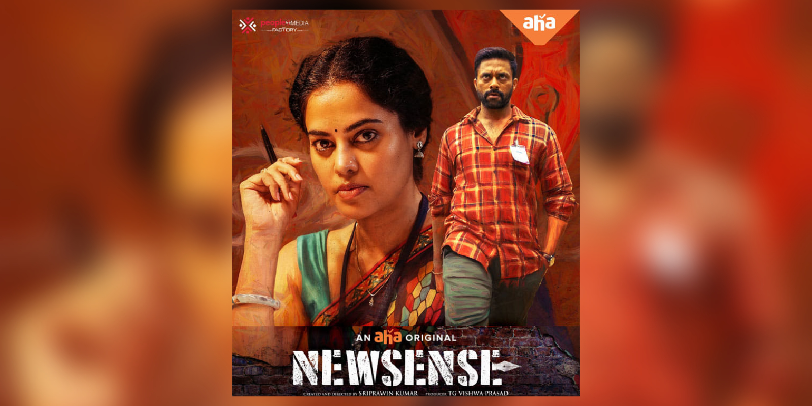 A poster of the web series Newsense