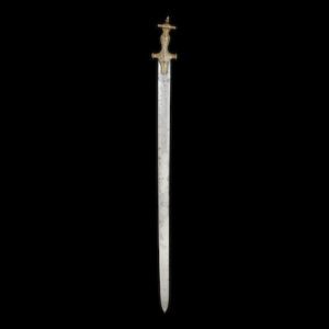 Tipu Sultan's bedchamber sword. 