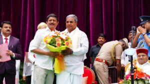 Karnataka Congress Hebbal MLA Byrathi Suresh
