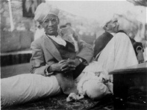 Masti wearing a Mysore Peta during his days as a civil servant