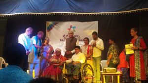 Three mothers of trans children were felicitated for supporting their children