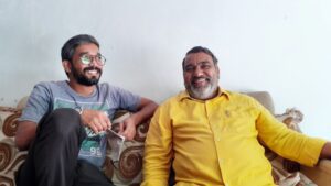 Muralidhar Goud with director Rupak Ronaldson
