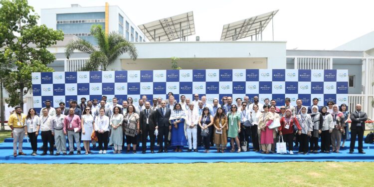 Delegates of G20 Global Innovation Hub found the entire journey story of Bharat Biotech fascinating and inspiring. (Supplied)