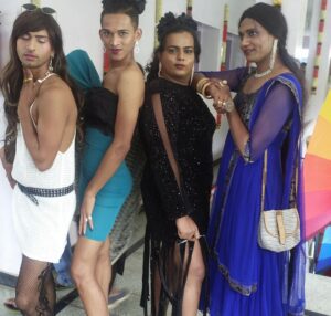 Trans community members at Rainbow Habba
