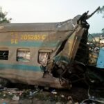 The force with which the trains collided resulted in several coaches getting crushed and mangled. The Coromandel Express reportedly cruising at 127 kmph when the accident occurred. (Supplied)