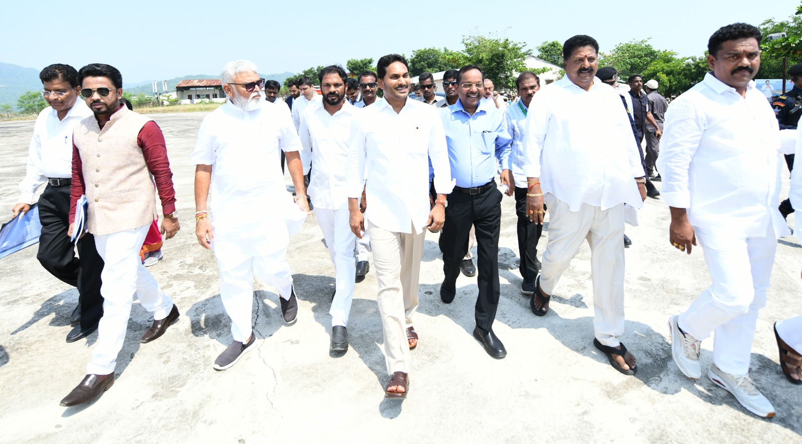 CM Jagan Mohan held a review meeting and site inspection of the Polavaram Project on 6 June. (Twitter)
