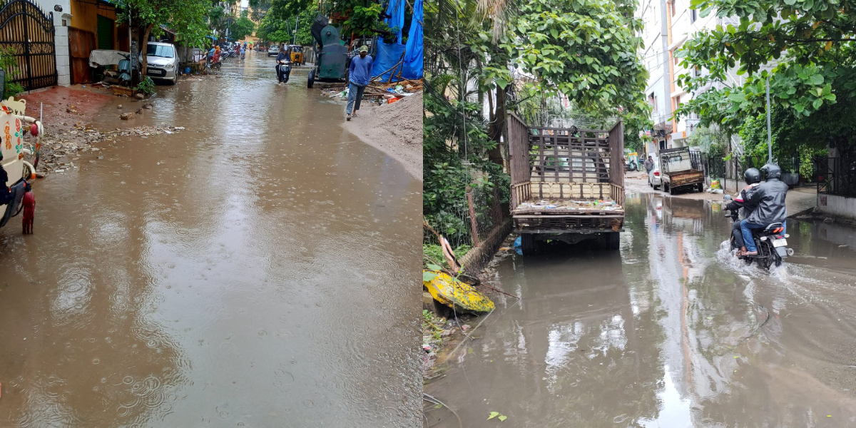 Hyderabad rains affect residents, livelihood; roads and streets inundated due to poor civic infrastructure