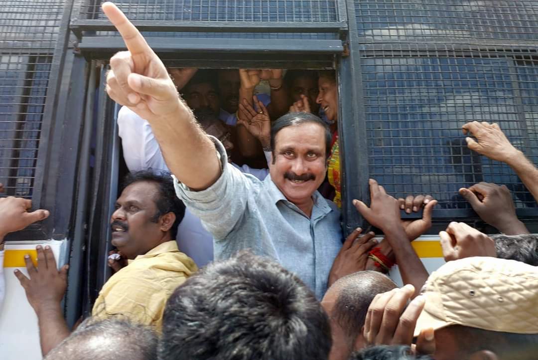 PMK protest against NLC turns violent in TN’s Neyveli, police fire 3 rounds in air, detain Anbumani Ramadoss