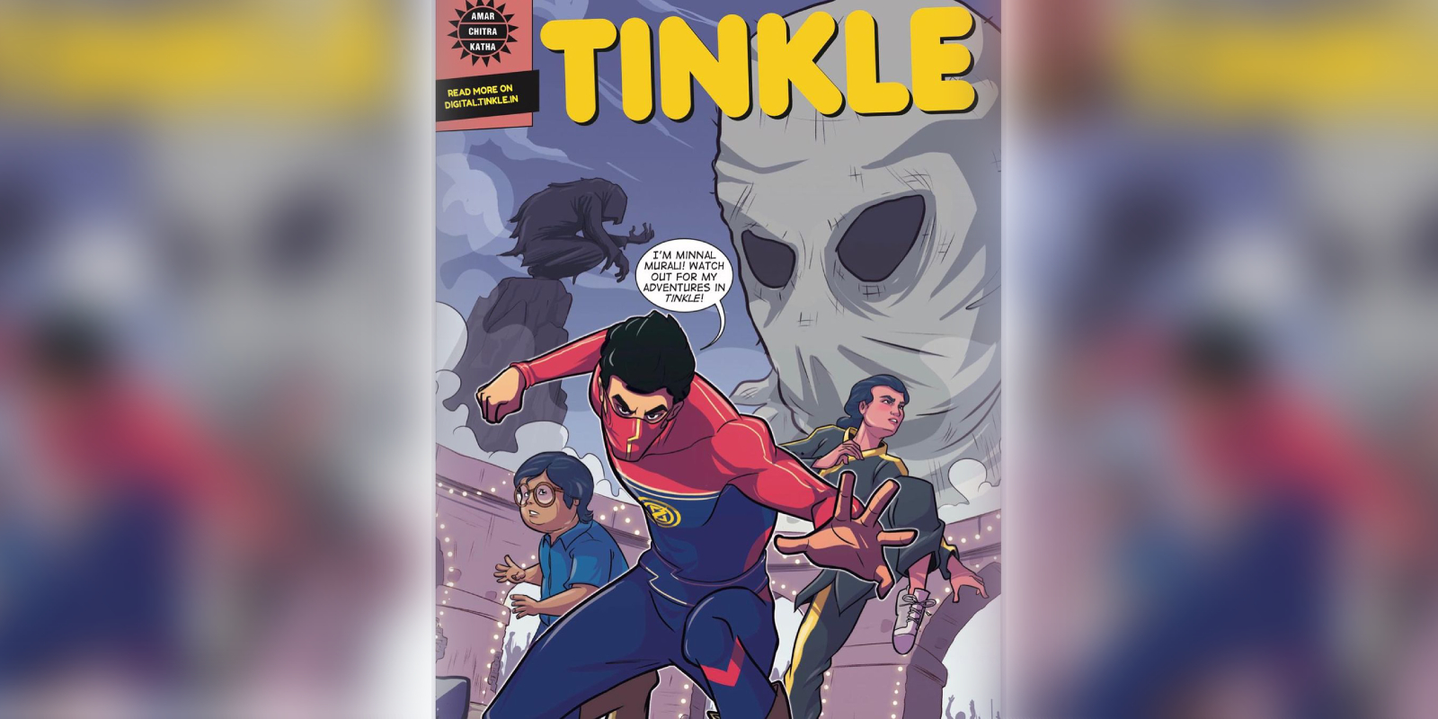 Minnal Murali as Tinkle comic