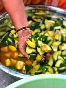 According to author Ratna Rao, for Andhraiites, making mango avakaya pickle is akin to the French making wine. 