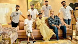 Sai Dharam Tej with his family