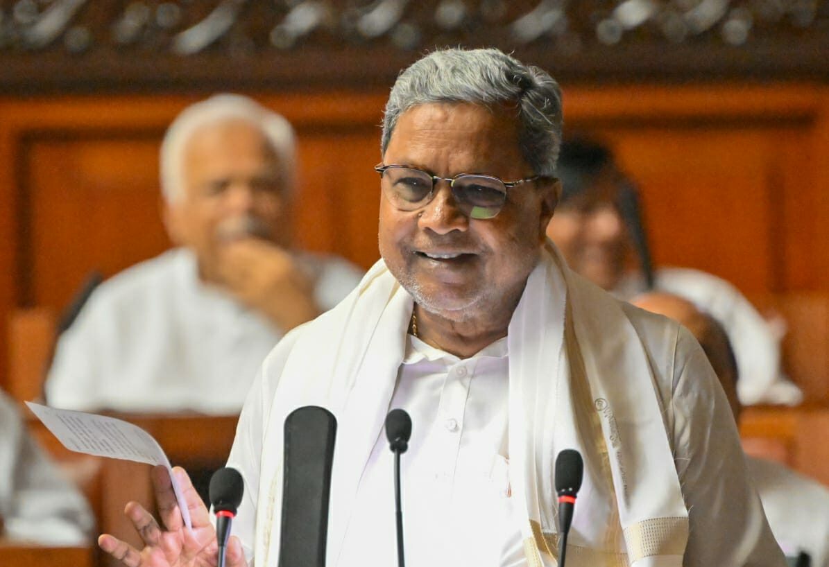 Karnataka Chief Minister Siddaramaiah during budget presentation on 7 July, 2023 in Karnataka assembly. (Supplied)