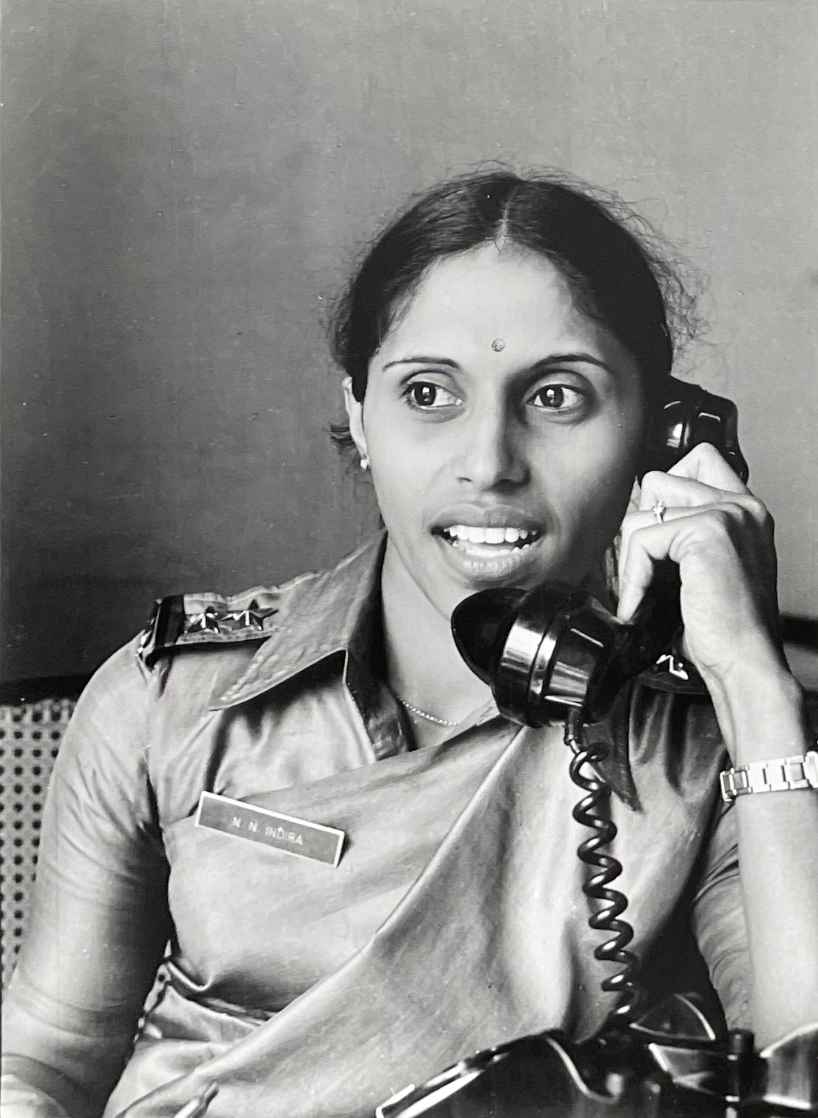 Untitled (Portrait of N. N. Indira, a Police Officer) T. S. Satyan, Indian, 1923-2009 mid-late 20th century India Silver gelatin print PHY.10796 Gifted by the TS Satyan Family Trust.