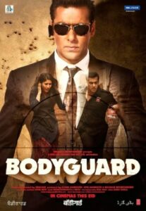 Poster of Bollywood film 'Bodyguard' starring Salman Khan in the lead, directed by Siddique.
