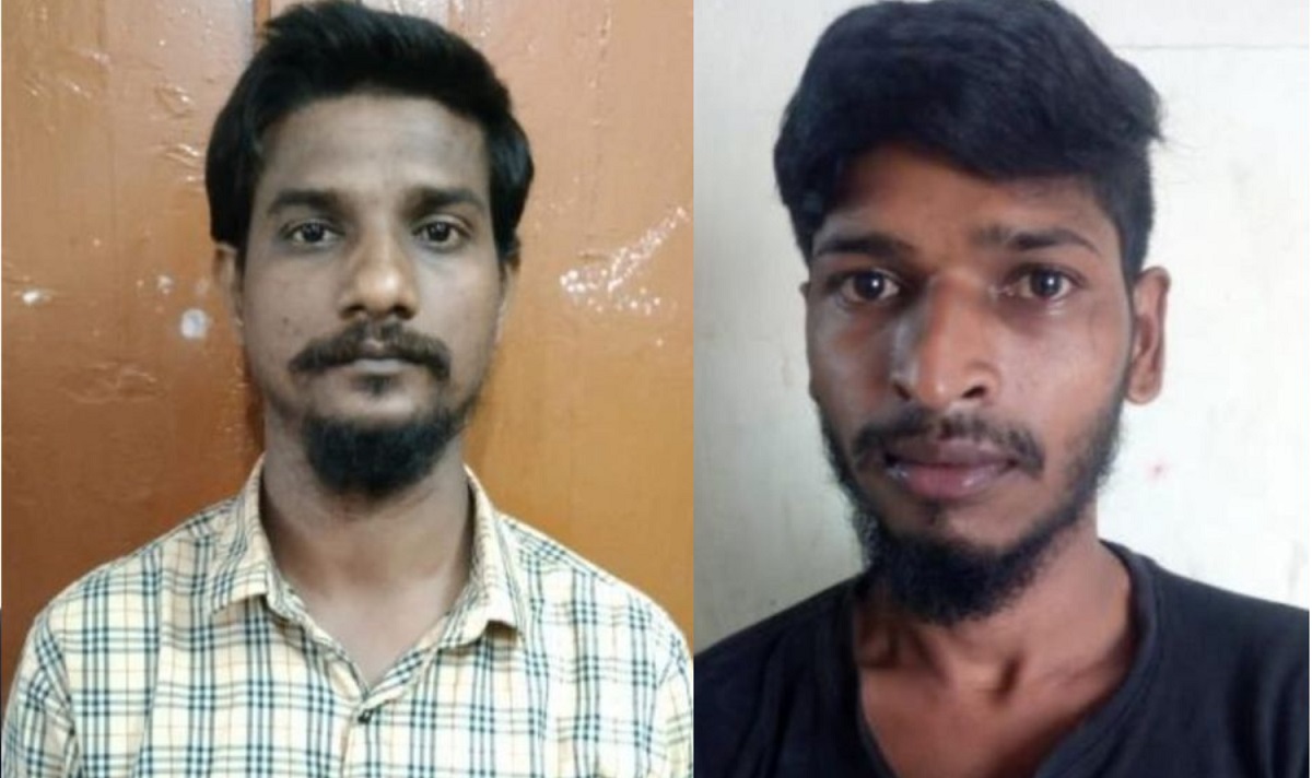 History-sheeters Chota Vinodh (left) and Rajesh (right) who were killed in the incident. (Supplied)
