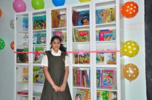 First library at MNJ Cancer hospital by Akarshana, Hyderabad public school