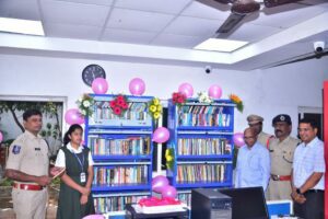 Inauguration of second library at Sanath Nagar police station