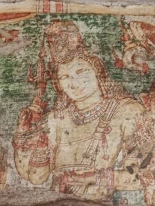 A painting in the Kanchi Kailasanatha