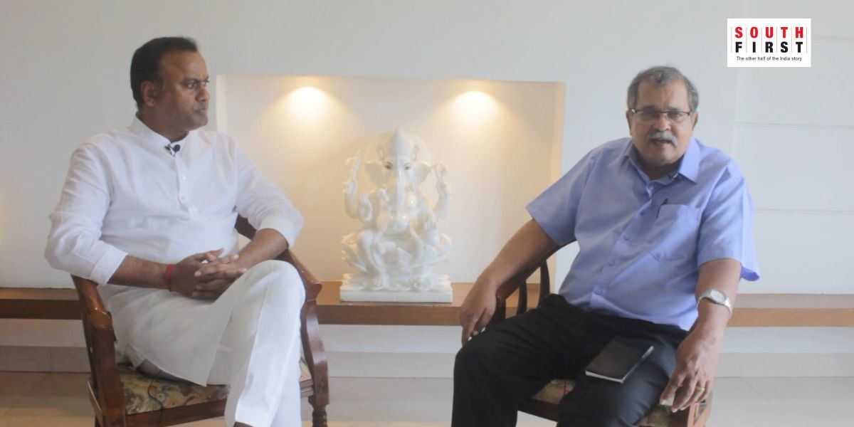 Komatireddy Rajagopal Reddy during the interview with South First.