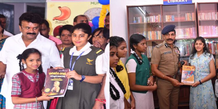 Meet Akarshana Sathish, 11-year-old setting up her seventh library in Hyderabad after two in Tamil Nadu