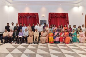 Members of actor-politician NT Rama Rao's extended family attended the event at the Rashtrapathi Bhavan.