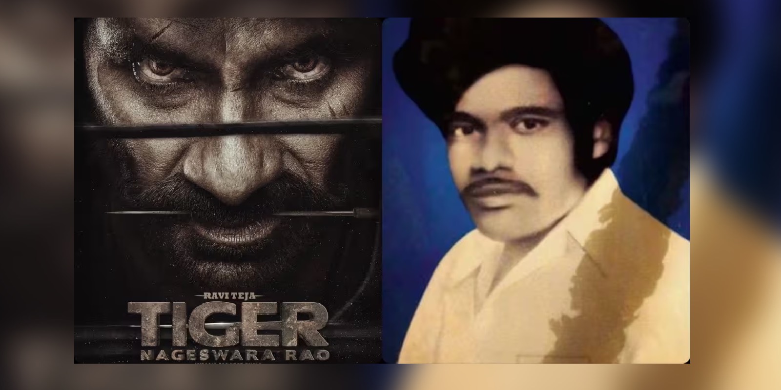 Ravi Teja as Stuartpuram thief Tiger Nageswara Rao
