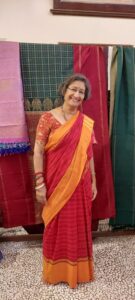 Pavithra Muddaya is the co-founder of third-generation family-run heritage saree store. 