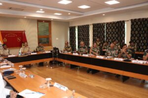 Punjab Police and BSF held a joint coordination-cum-review meeting. (Supplied)