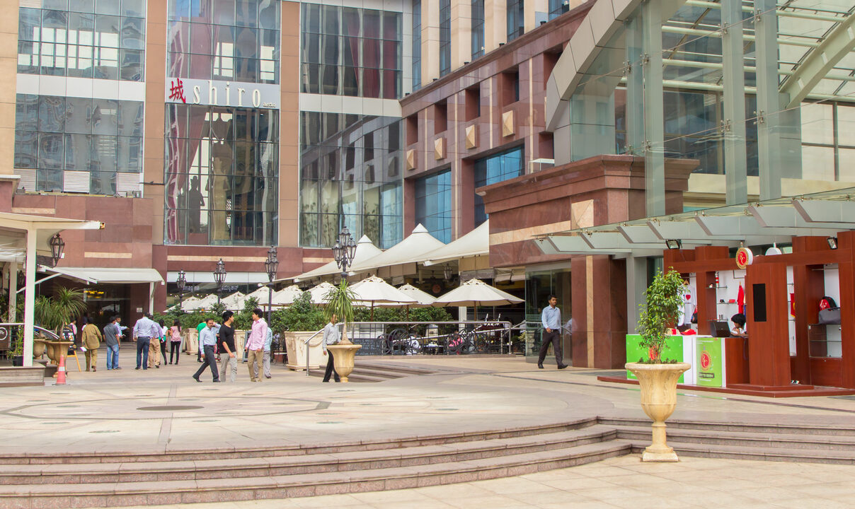 The high-end UB City mall in Bengaluru. Malls and high streets are powering real estate growth.