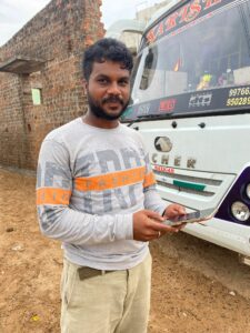 R Bharath from Gunankuppam village in Thiruvallur district. (Supplied)
